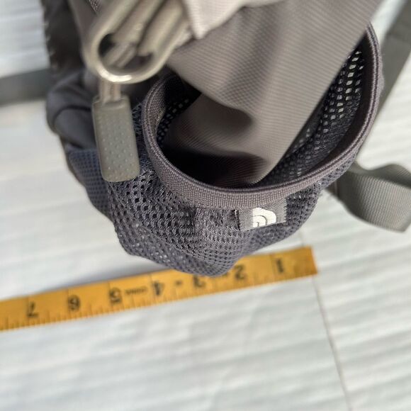 The North Face Gray Borealis Backpack with Green Accents - Picture 16 of 16